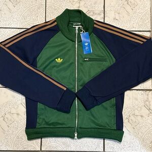Brain Dead x Adidas Track Top Jacket Green Blue Brown Unisex Size Small JJ1361